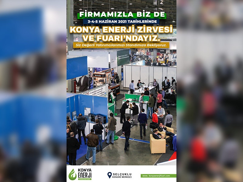 Konya Enerji Zirvesi 3-5 haziran 2021